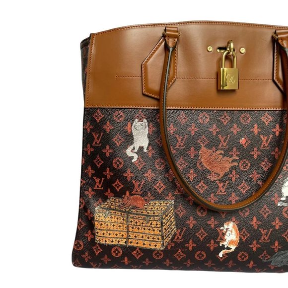 ❌ Sold ❌RARE Louis Vuitton City Steamer Cabas XXL Catogram limited edition - Picture 3 of 13